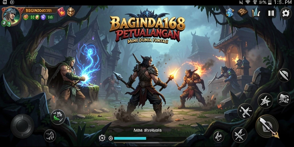 Tampilan gameplay BAGINDA168 yang menegangkan dan penuh petualangan.