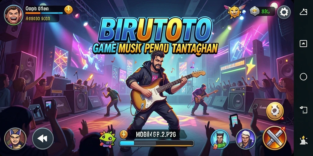 Tampilan gameplay BIRUTOTO yang menarik dan penuh warna.