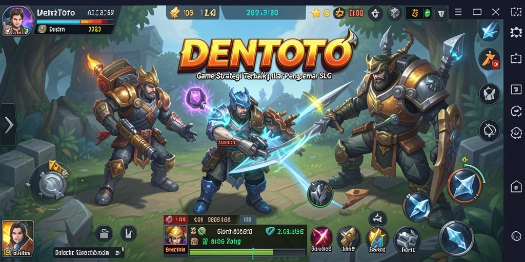 Tampilan gameplay DENTOTO yang menarik dan penuh strategi.