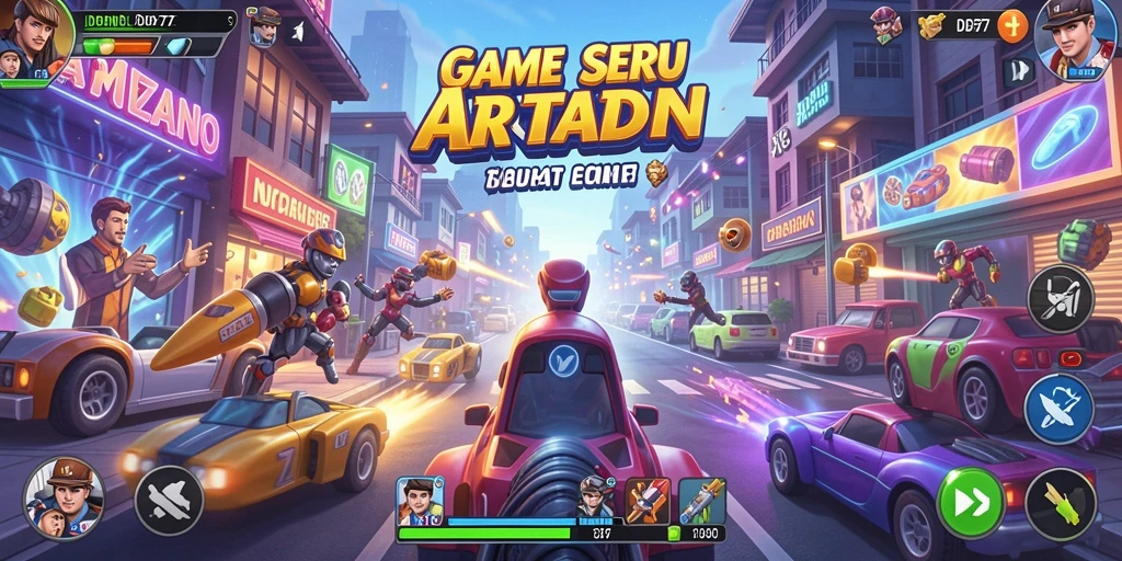 Tampilan gameplay seru IDR77 dengan variasi tantangan.