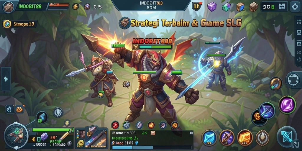 Tampilan menarik gameplay di <strong>INDOBIT88</strong> dengan pertempuran strategis.