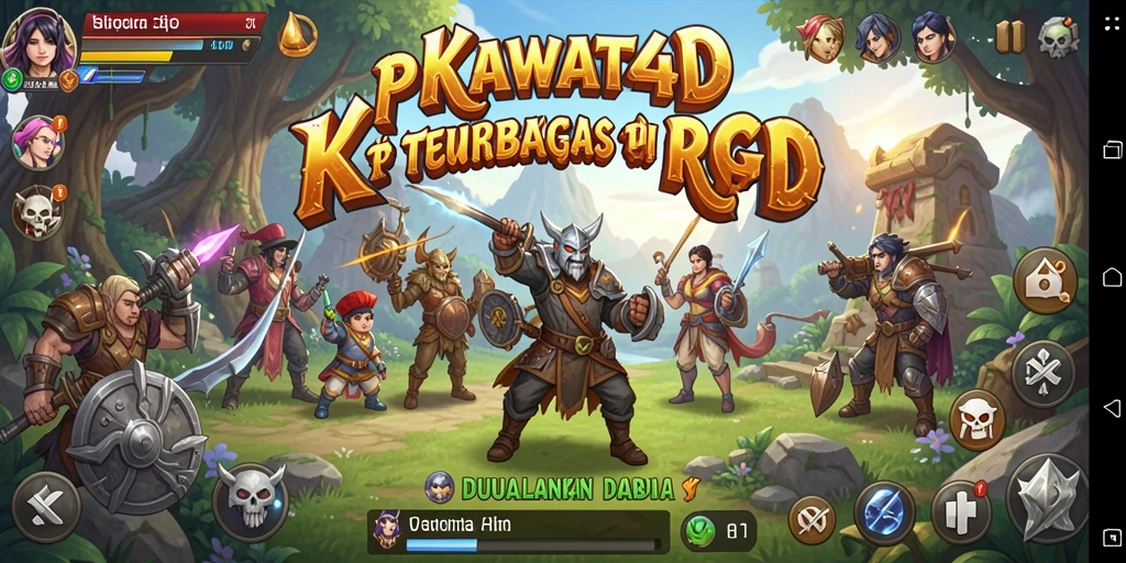 Screenshot gameplay KAWAT4D menampilkan aksi RPG epik.