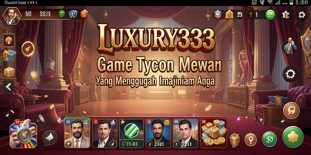 Tampilan gameplay LUXURY333 yang menarik dan menantang.