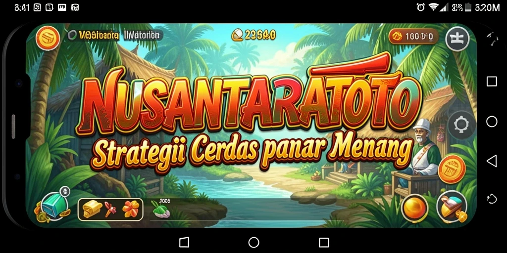 Tampilan gameplay strategi NUSANTARATOTO yang menegangkan dan mendebarkan.