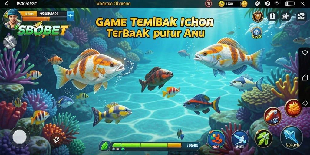 Gameplay menarik dalam SBOBET dengan grafis tembak ikan yang memukau.