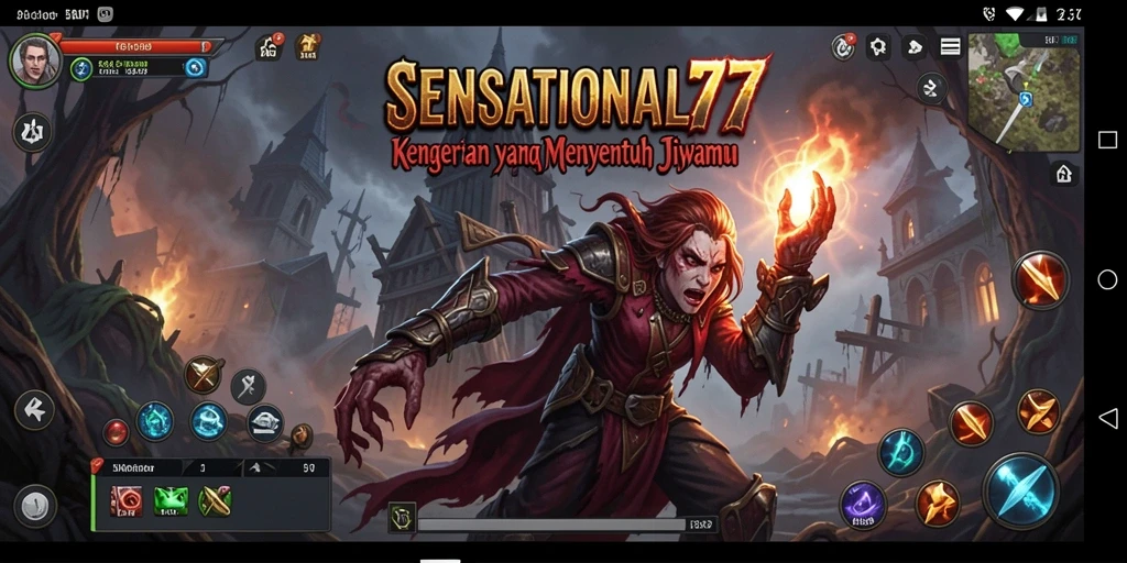 Gameplay yang mencekam dan penuh teka-teki dalam SENSATIONAL77.