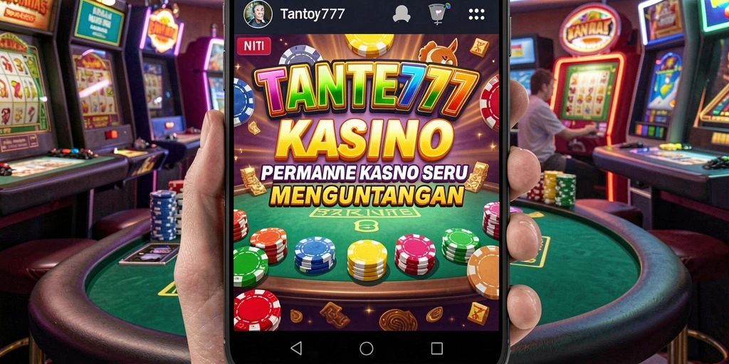 Tampilan menarik dari gameplay Kasino di TANTE777.