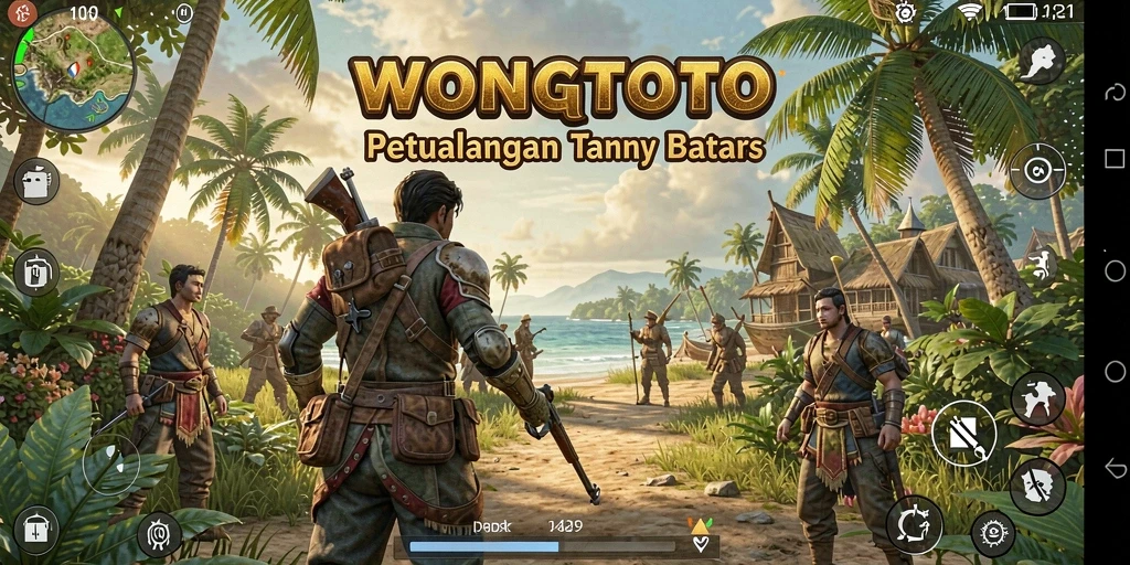 Gameplay WONGTOTO menampilkan petualangan luas di dunia terbuka yang menarik.